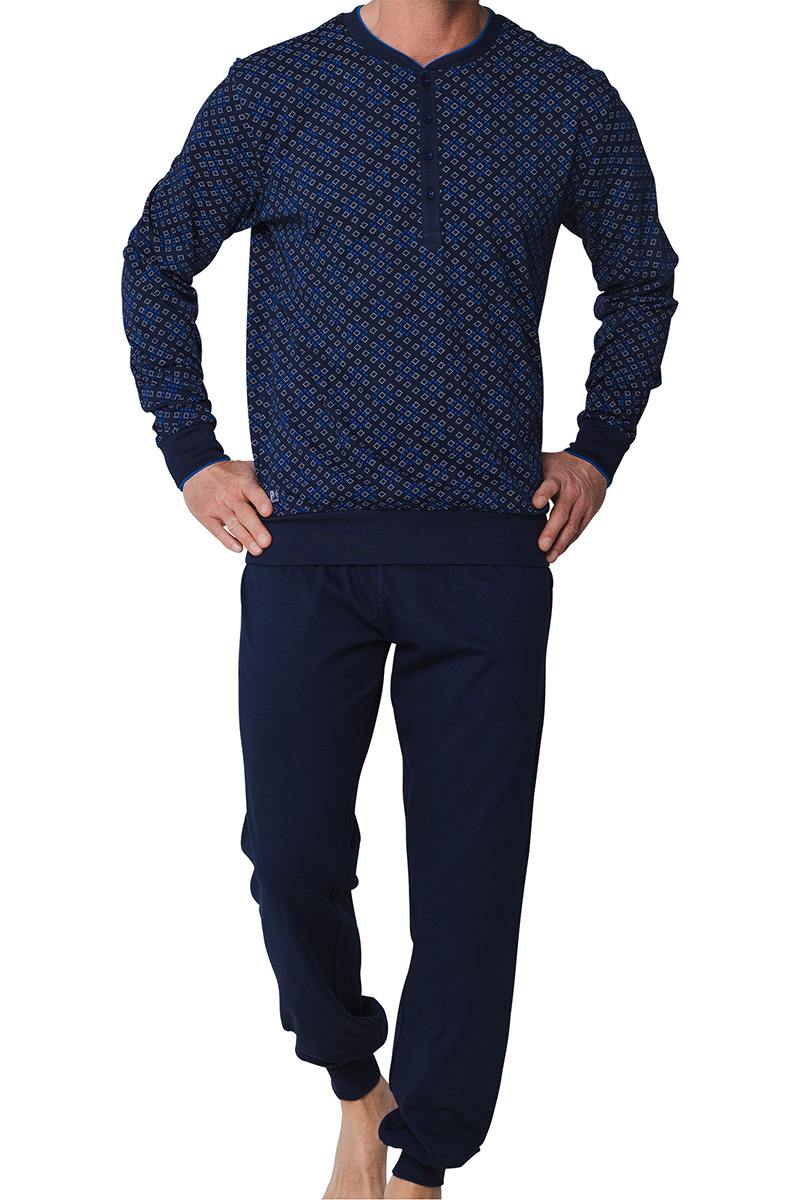 Pastunette Pyjama met knoopjes blauw
